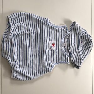 Kissy kissy swim cover up and hat